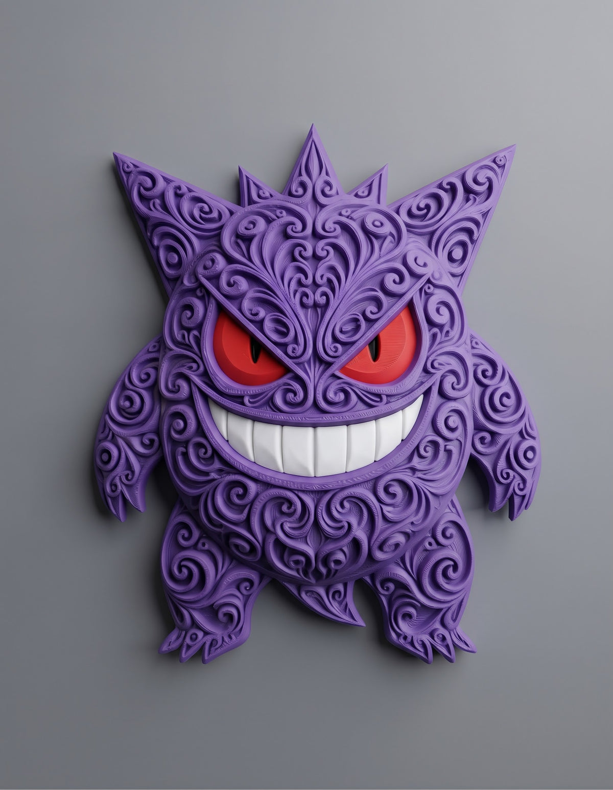 Gengar Ornate Wall Art – Pokemon Wall Display
